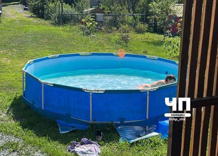 Обнажённый сюрприз обнаружил в своём бассейне хозяин дома в Находке 