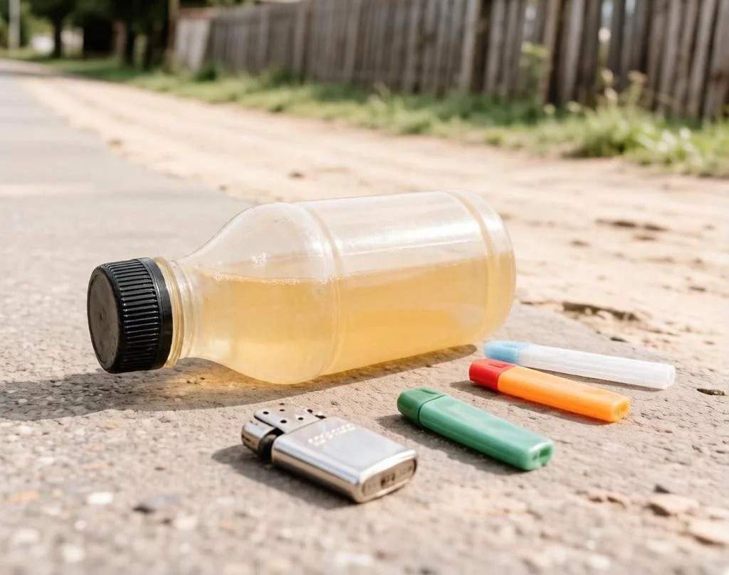 Житель Хорольского округа с бензином в рюкзаке перешёл дорогу не в том месте, а зря 